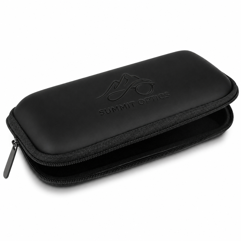 Soft Zip Sunglasses Pouch - Black
