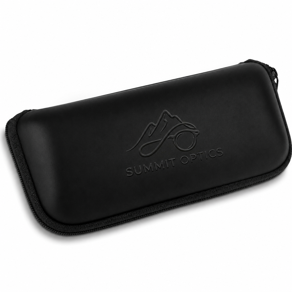Soft Zip Sunglasses Pouch - Black